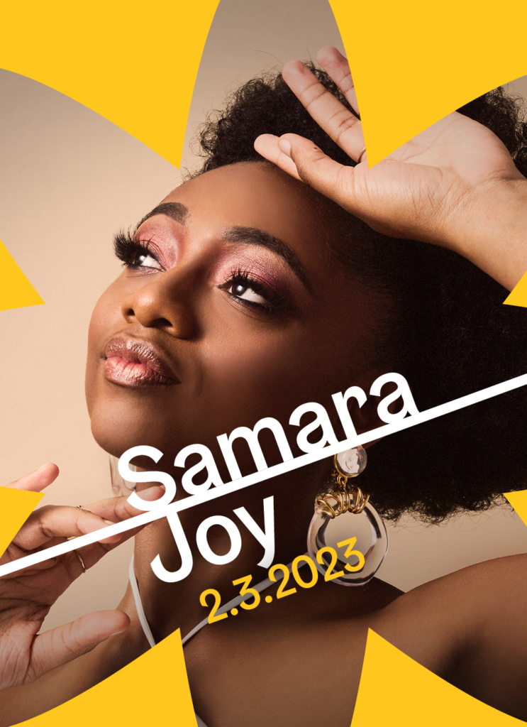 Samara Joy kasvokuva ja päivämäärä 2.3.2023